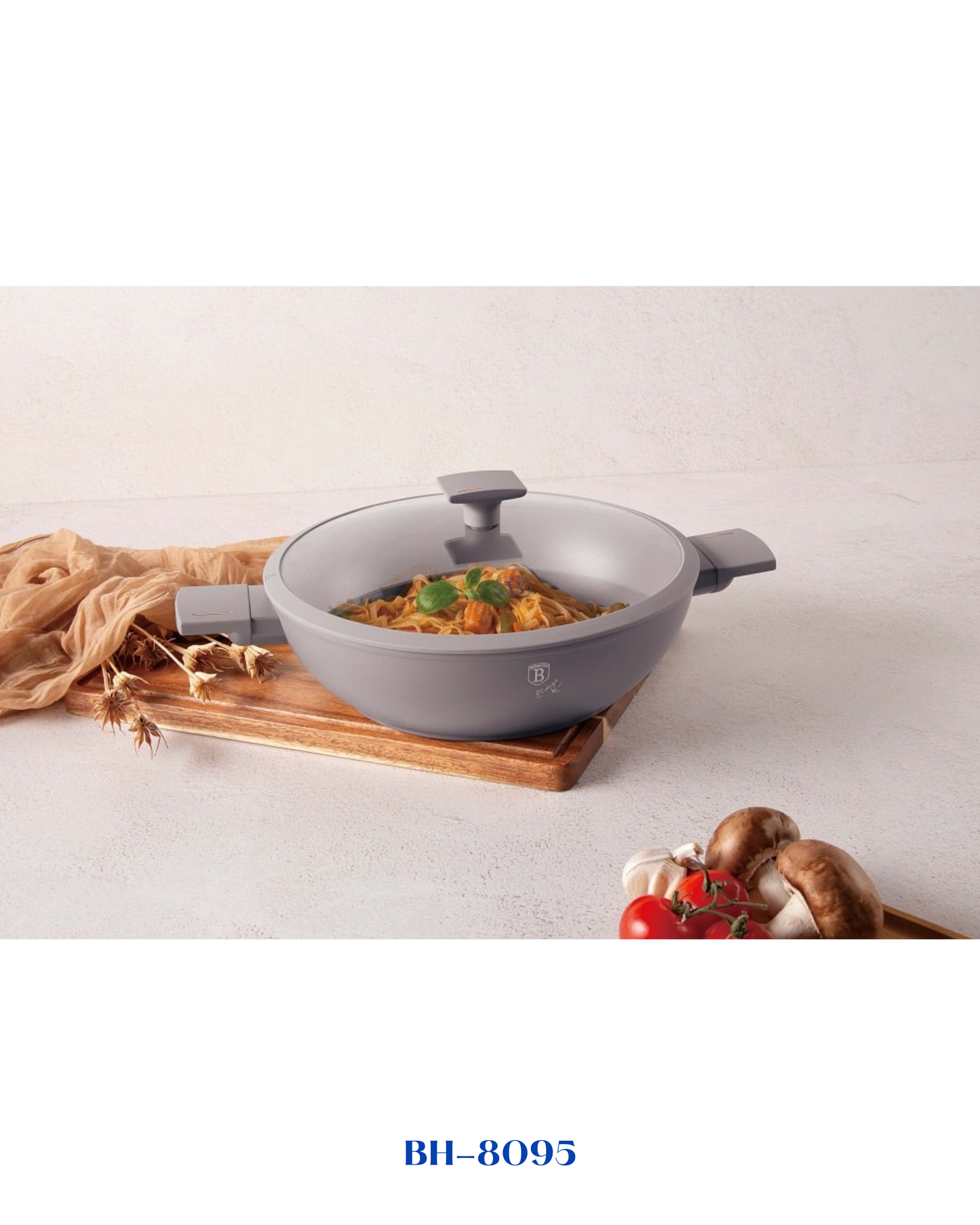 BERLINGER HAUS WOK WITH LID 30 CM