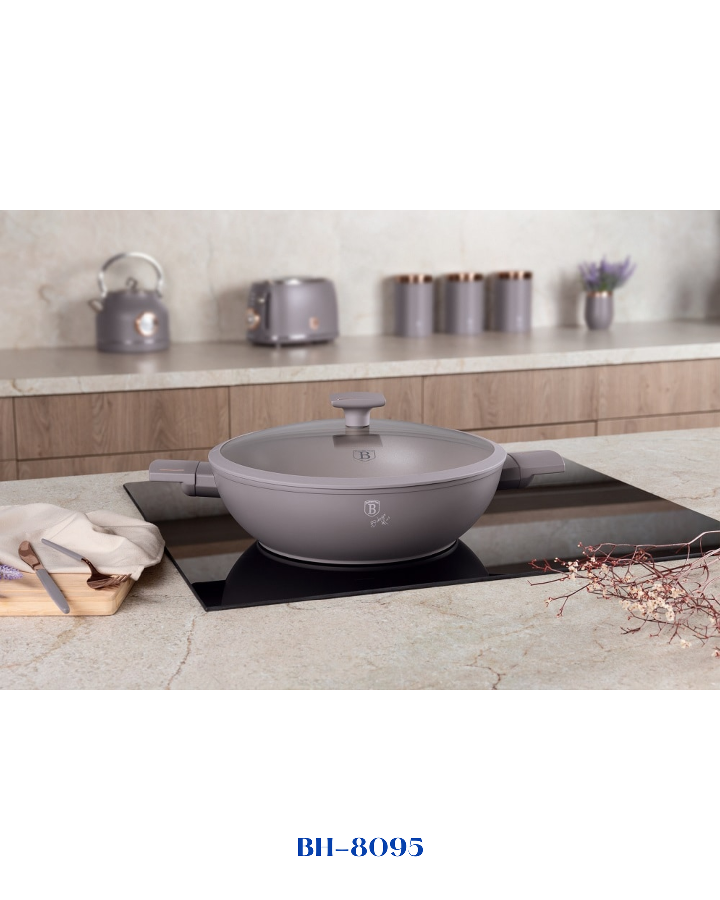 BERLINGER HAUS WOK WITH LID 30 CM