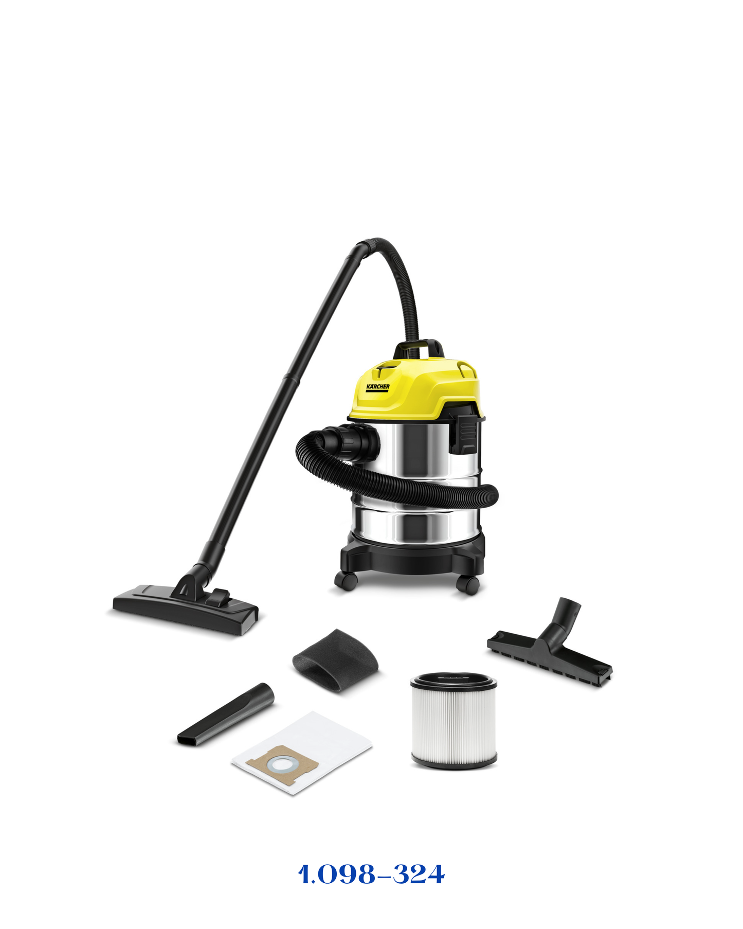 KARCHER WD 1S CLASSIC WET & DRY VACUUM CLEANER 1300W 18L