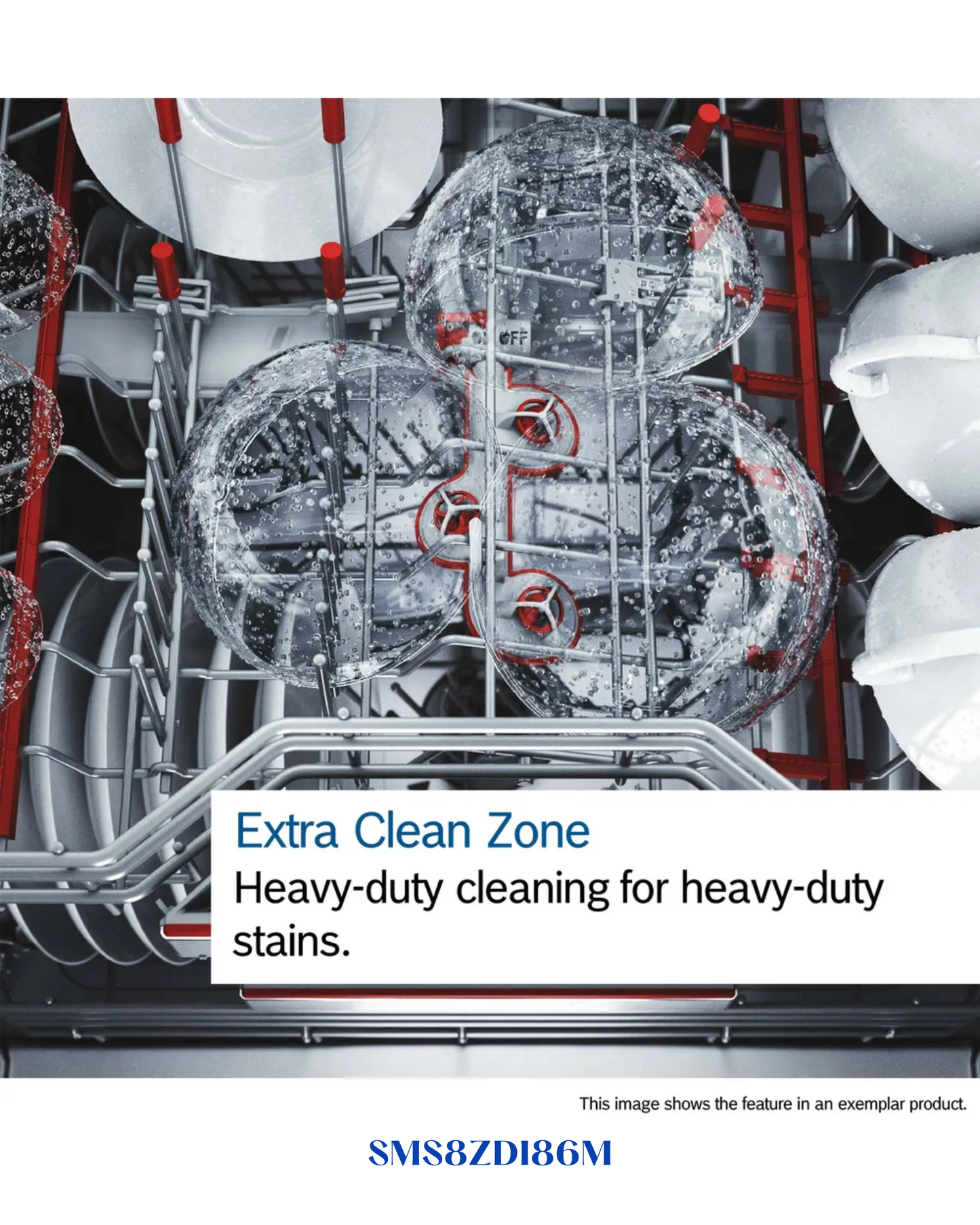 BOSCH DISHWASHER SILVER SERIES 8 FREE-STANDING