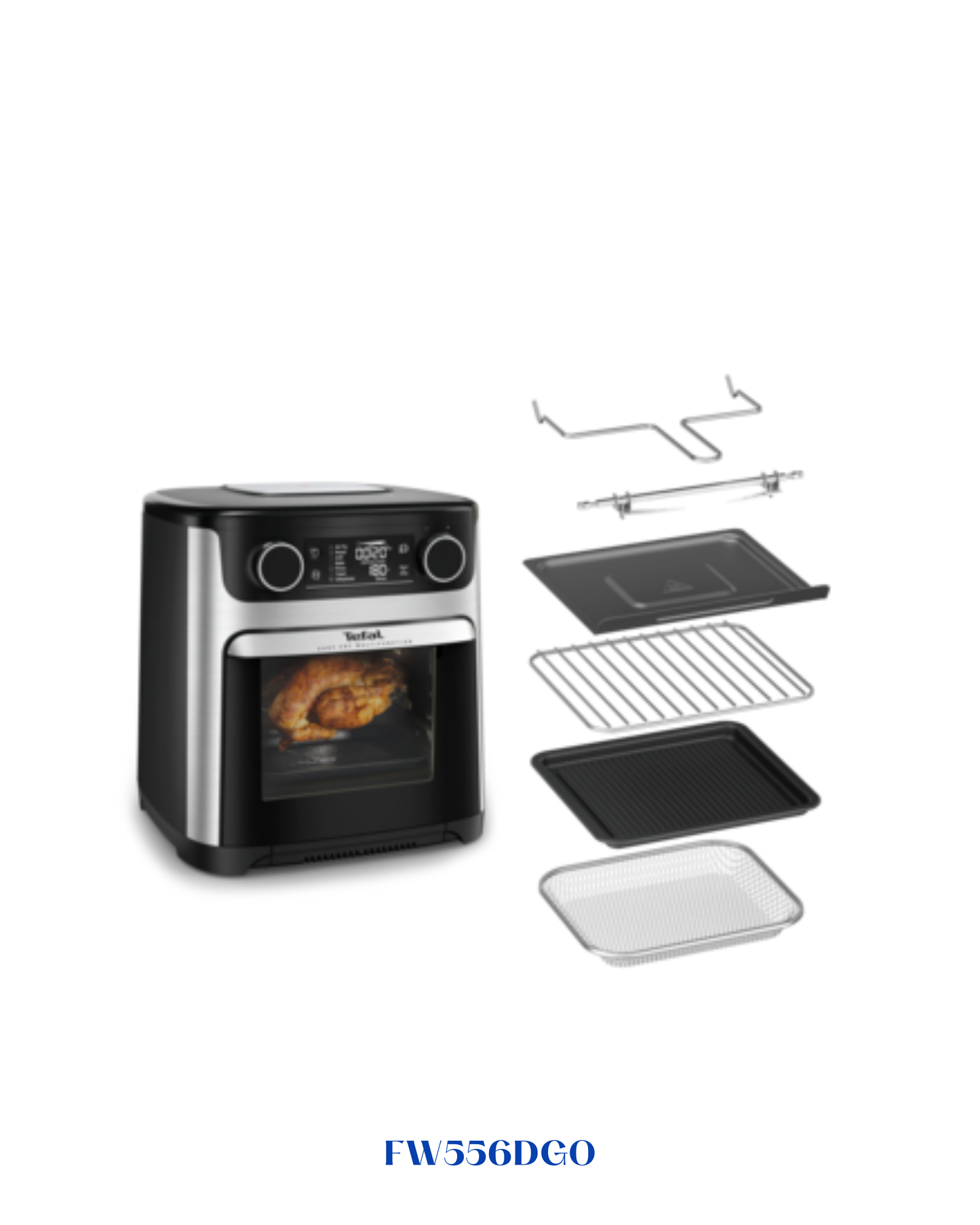 TEFAL EASY MULTIFUNCTION AIR FRYER OVEN 9IN1-1800W-15 L