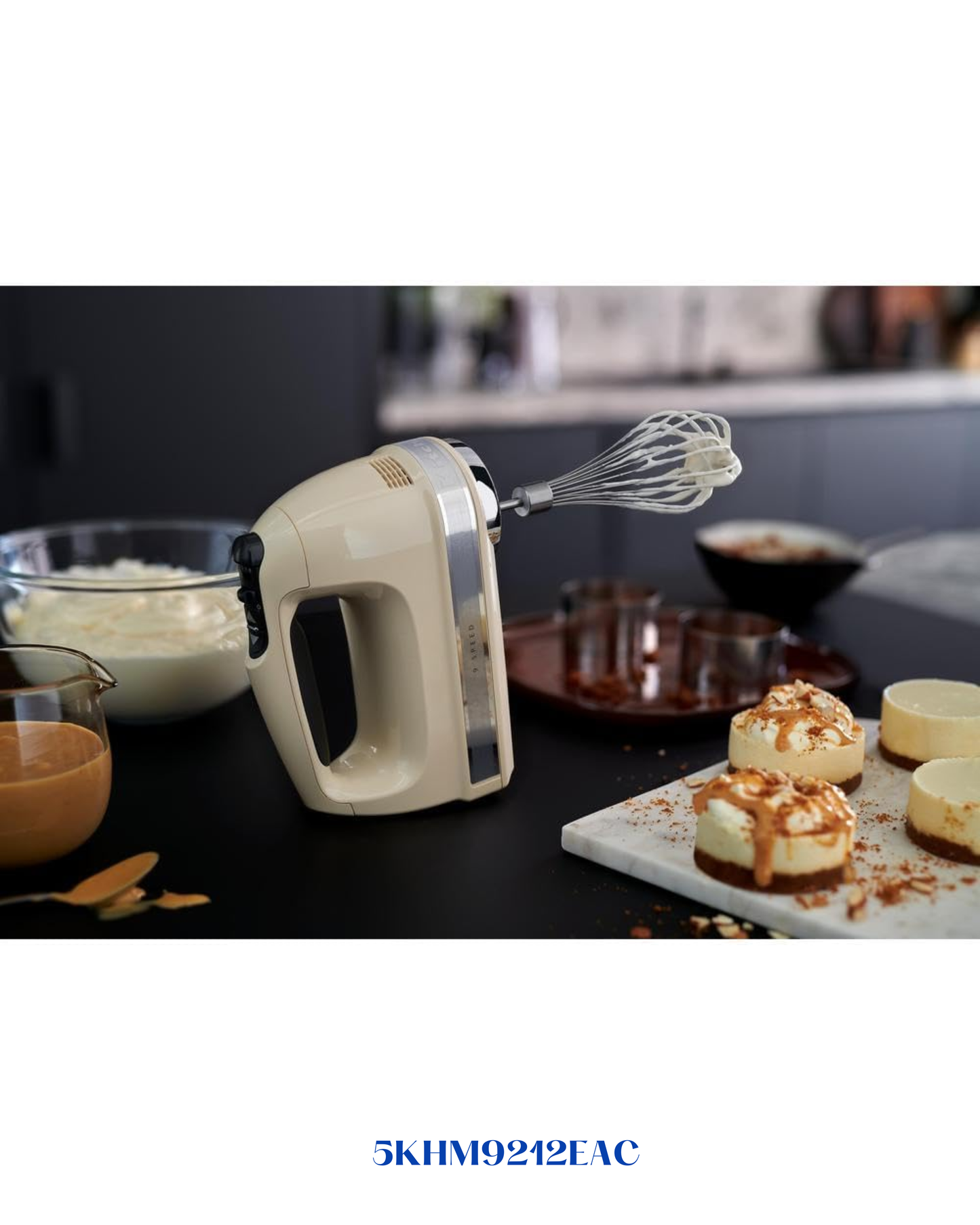 KITCHENAID 9-SPEED HAND MIXER CREAMY