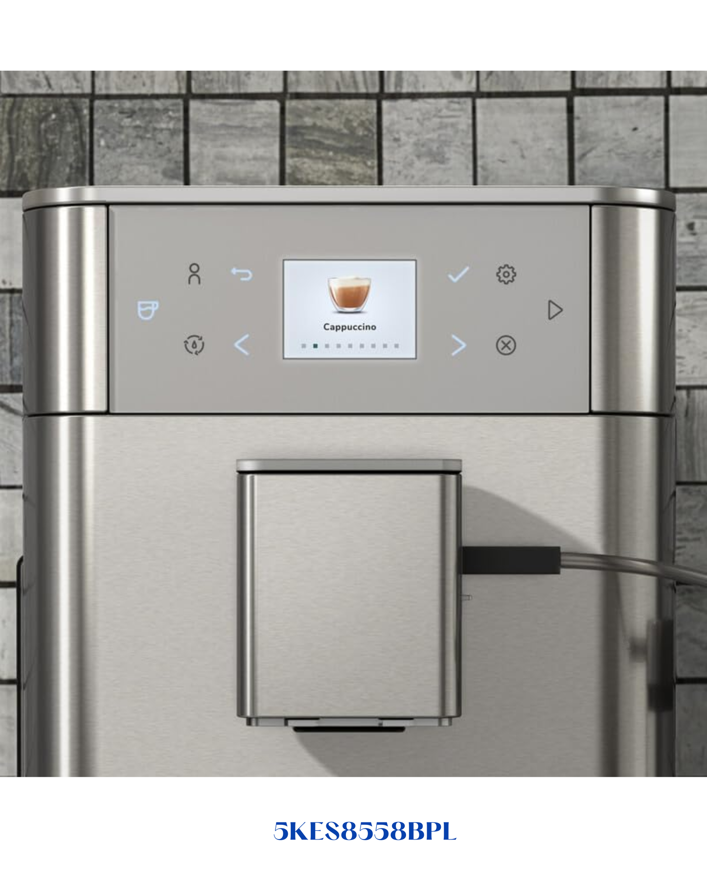 KITCHENAID KF6 FULLY AUTOMATIC ESPRESSO MACHINE STAINLESS STEEL