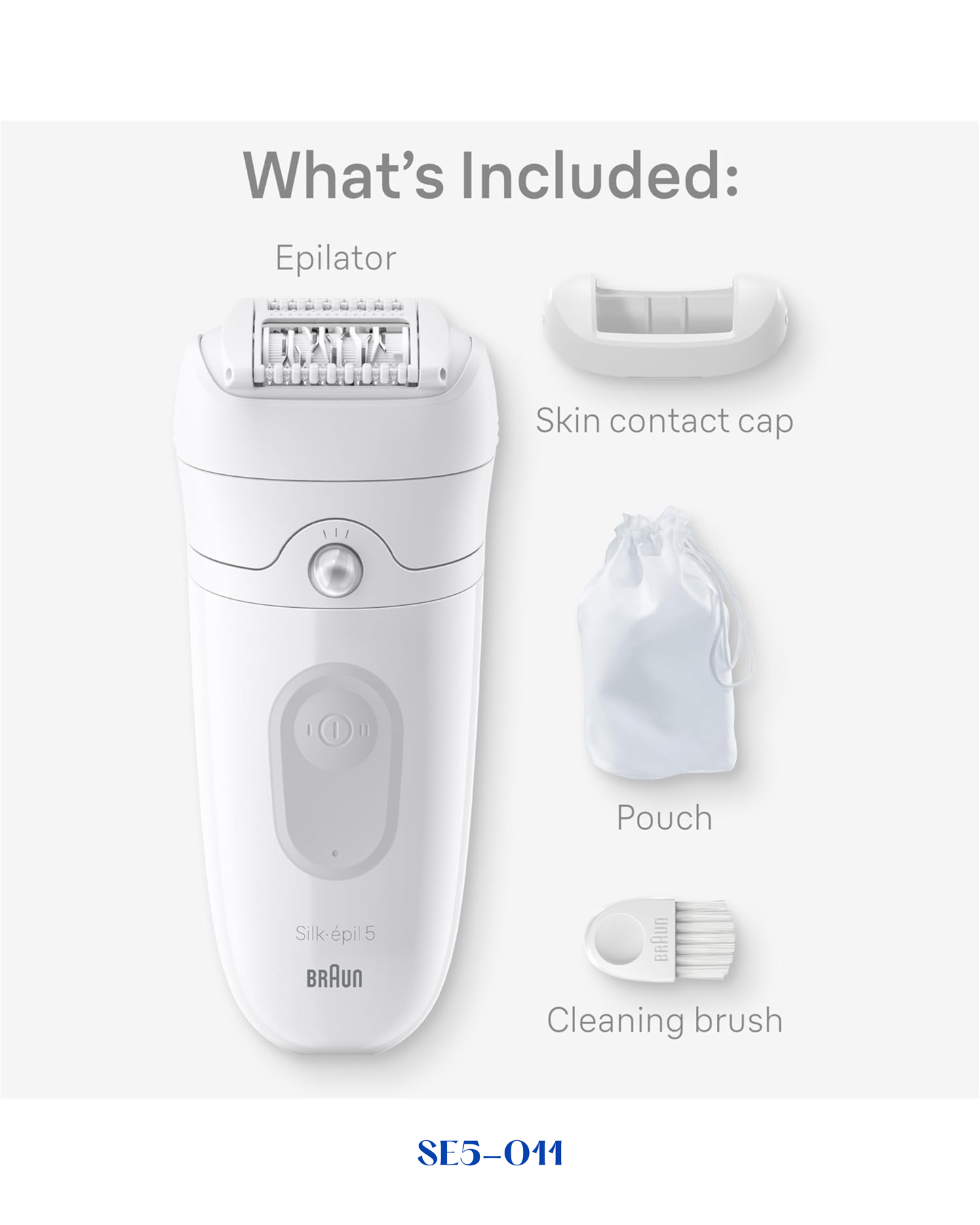 BRAUN SILK-ÉPIL 5 EPILATOR SE5-011
