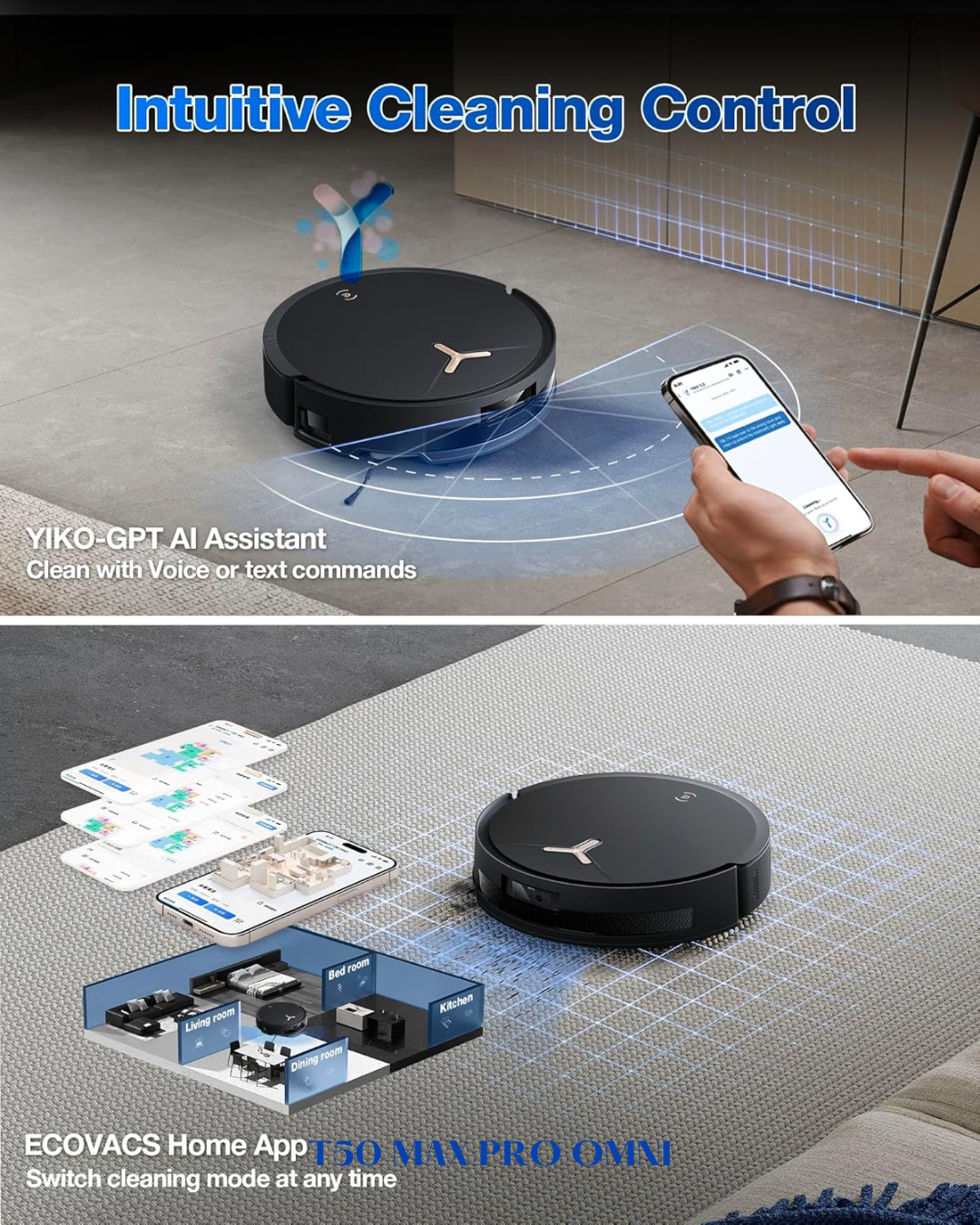 Ecovacs DEEBOT T50 MAX PRO OMNI