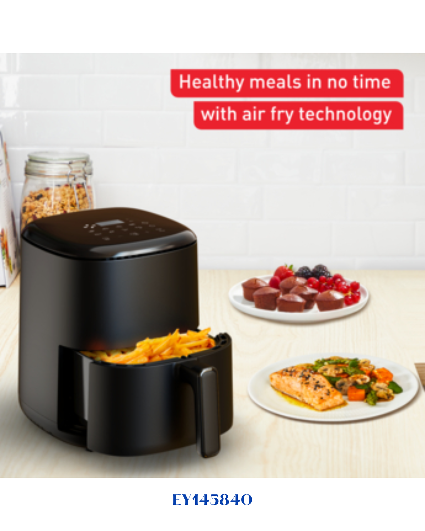 TEFAL EASY FRY MAX أسود-1330 واط-3 لتر
