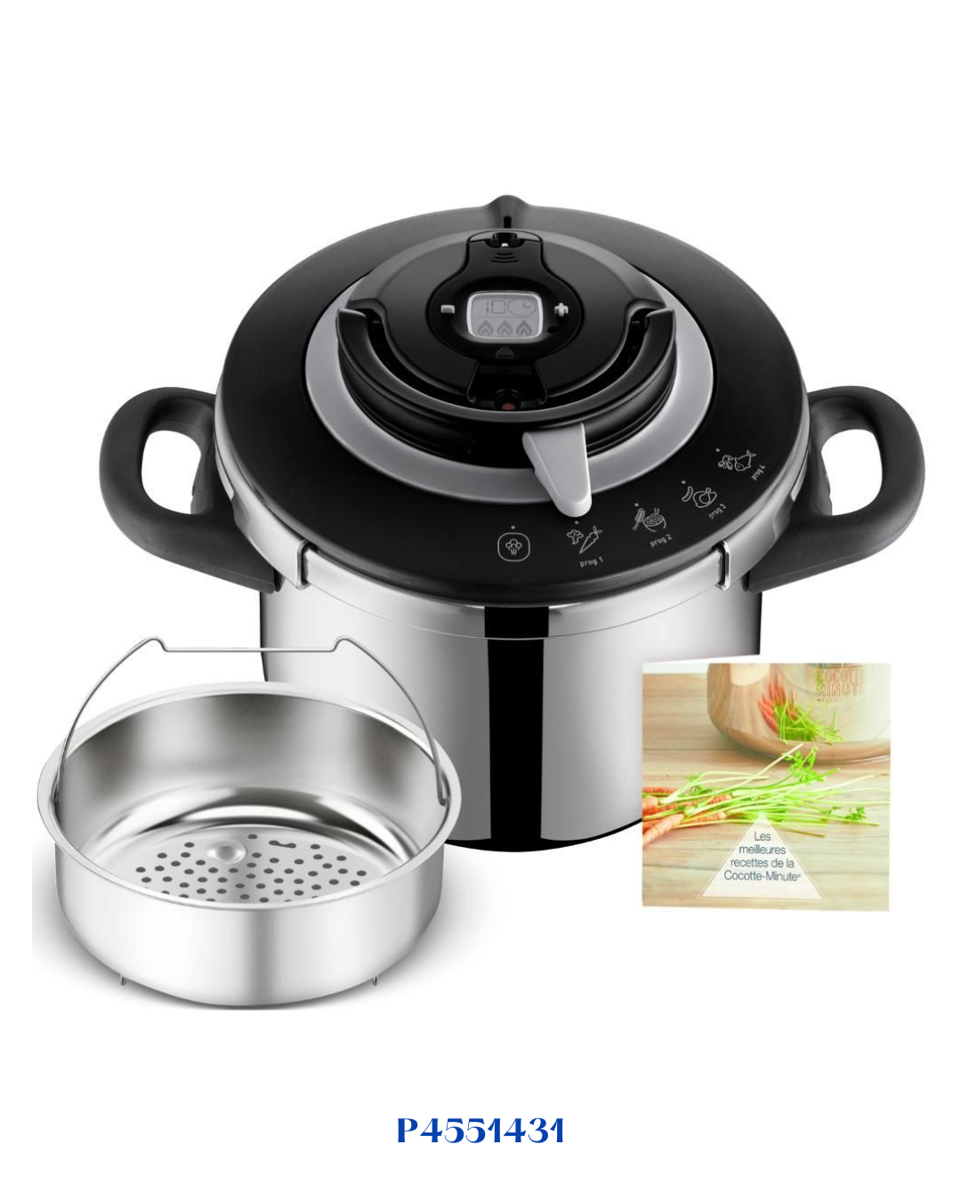 TEFAL CLIPSO+ CHEF PRESSURE COOKER-8L