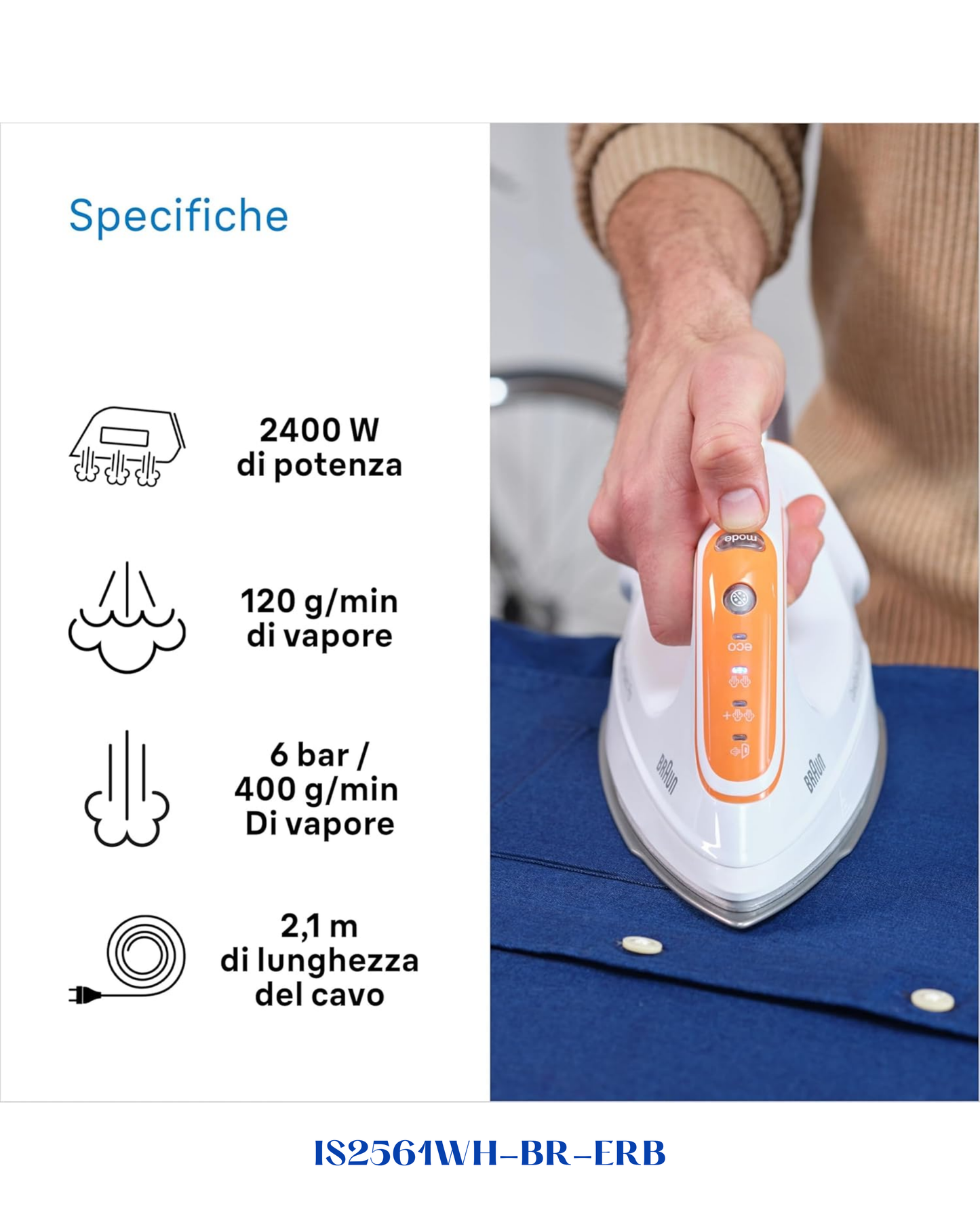 BRAUN CARESTYLE COMPACT PRO IRON