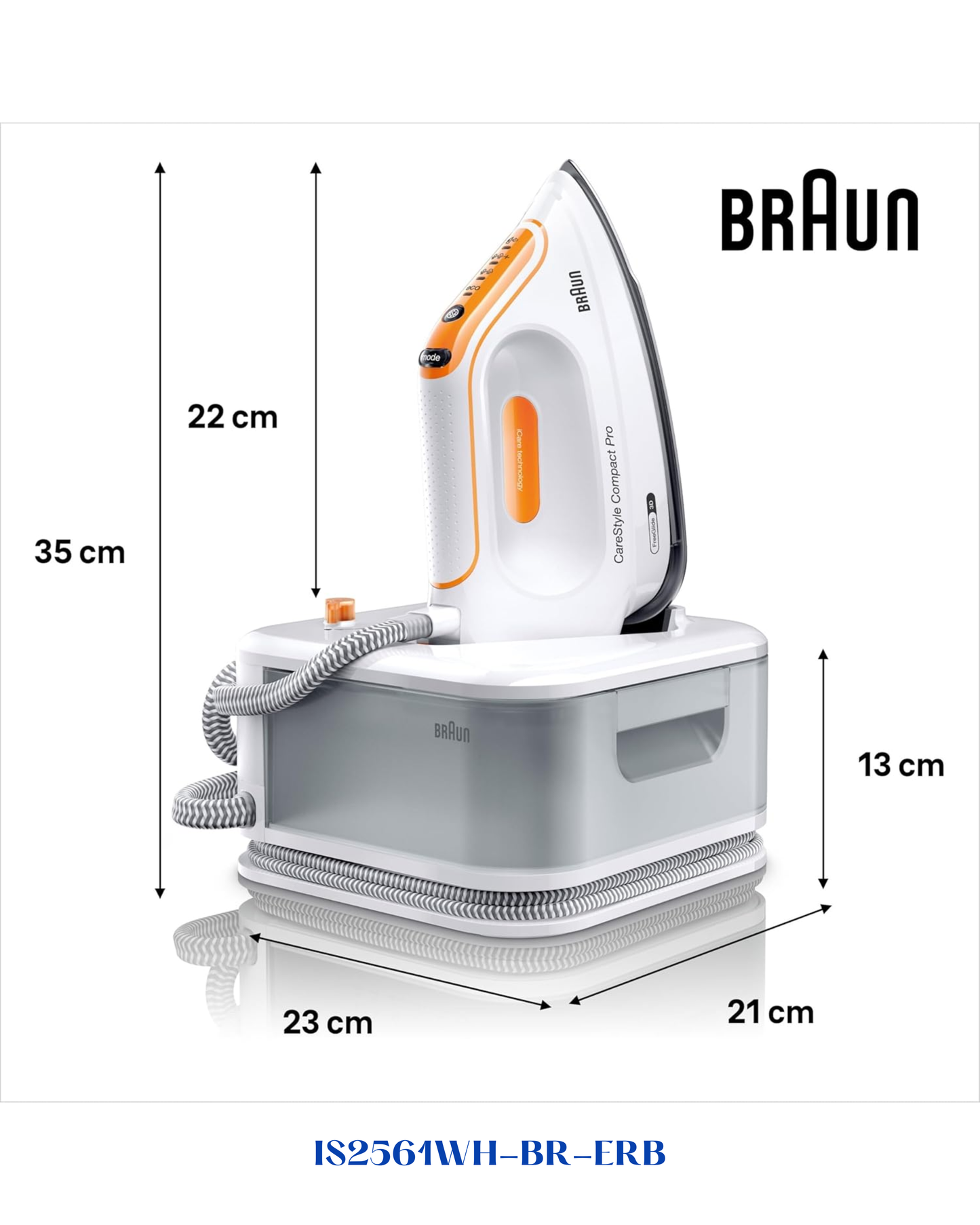 BRAUN CARESTYLE COMPACT PRO IRON