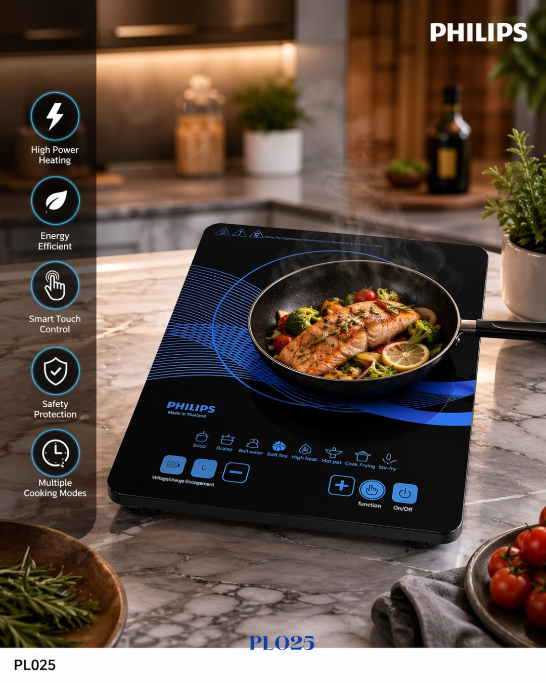 PHILIPS HALOGEN INFRARED ELECTRIC COOKER 3500W