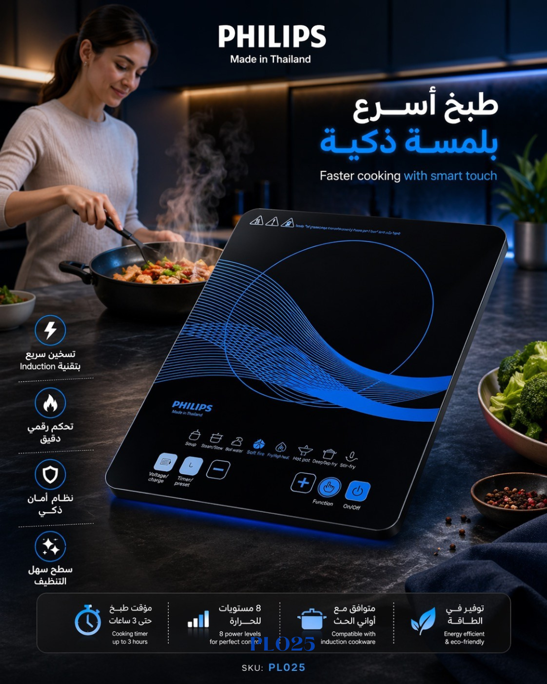 PHILIPS HALOGEN INFRARED ELECTRIC COOKER 3500W