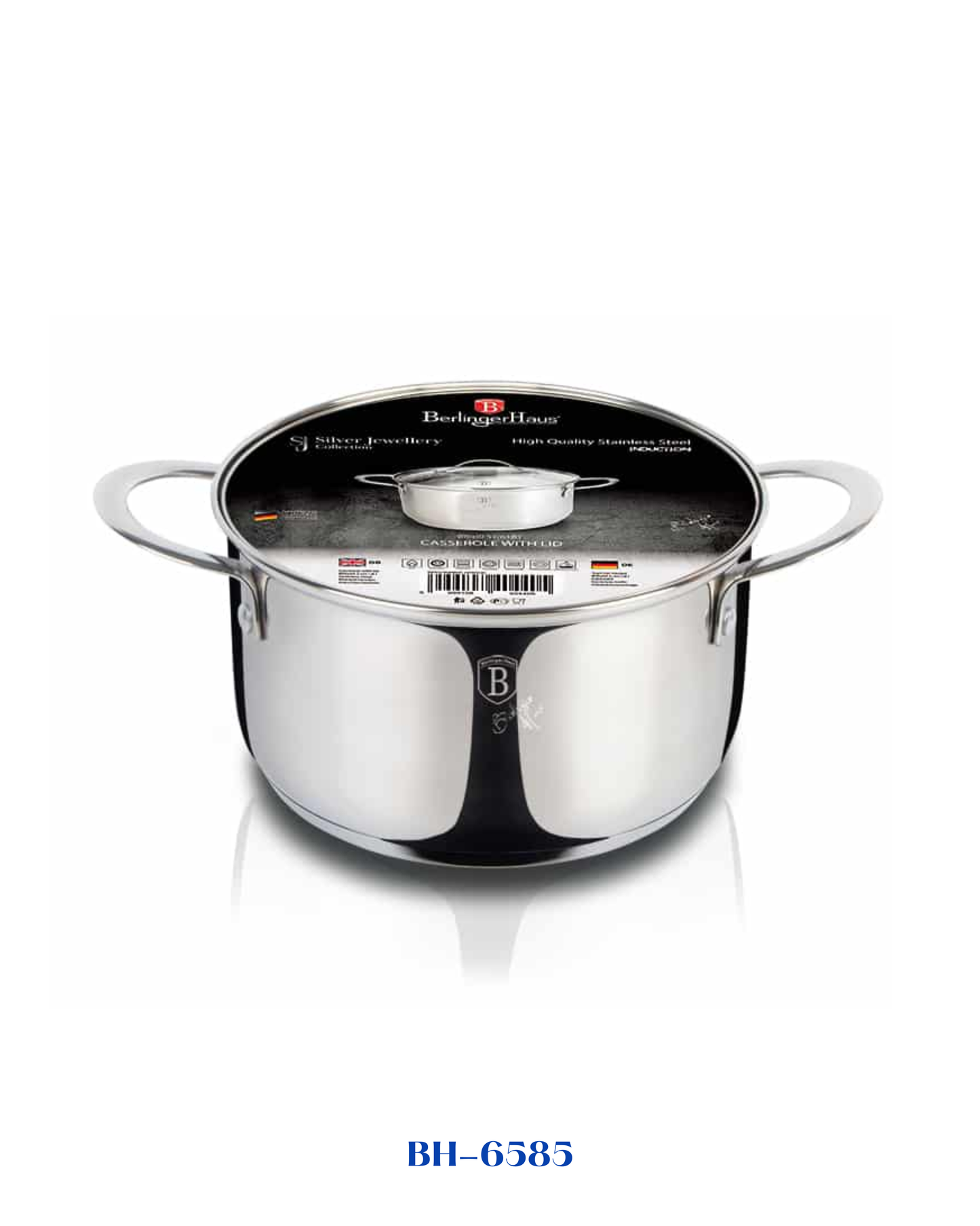 BERLINGER HAUS STAINLESS STEEL CASSEROLE WITH LID 16 CM 1.8L