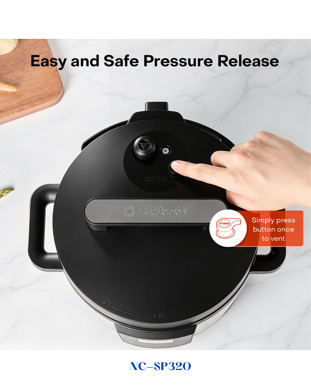 NUTRICOOK SMART POT 3 PRESSURE COOKER 1200W 6L