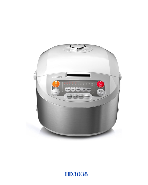 PHILIPS VIVA COLLECTION FUZZY LOGIC RICE COOKER 980W 1.8L