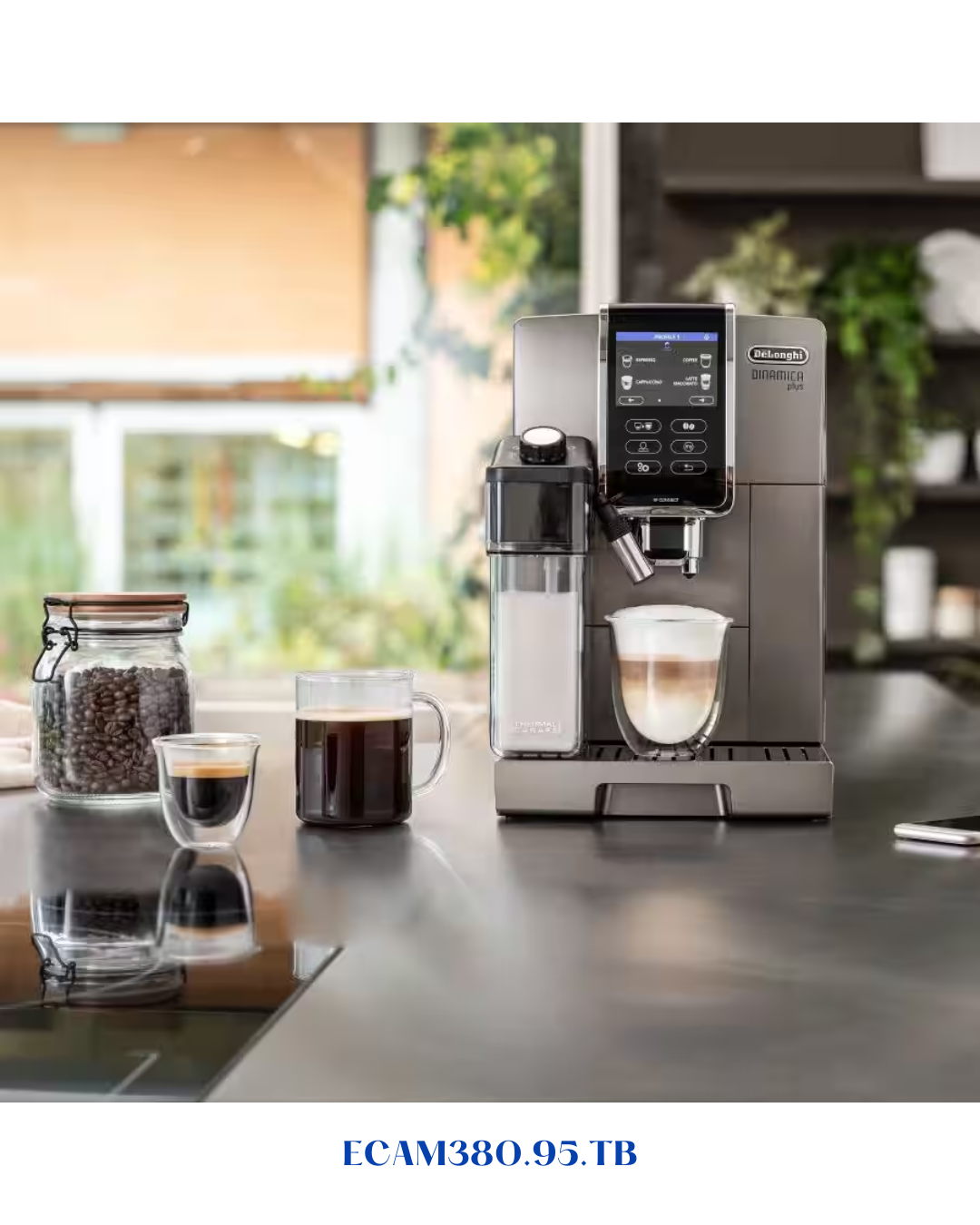 DE’LONGHI DINAMICA PLUS AUTOMATIC COFFEE MAKER 1450W 1.8L