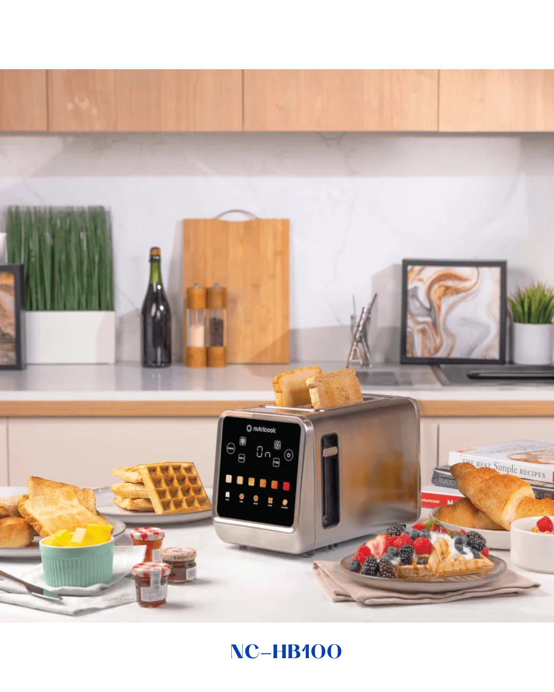 NUTRICOOK  DIGITAL TOASTER 4 SLICE-1450W