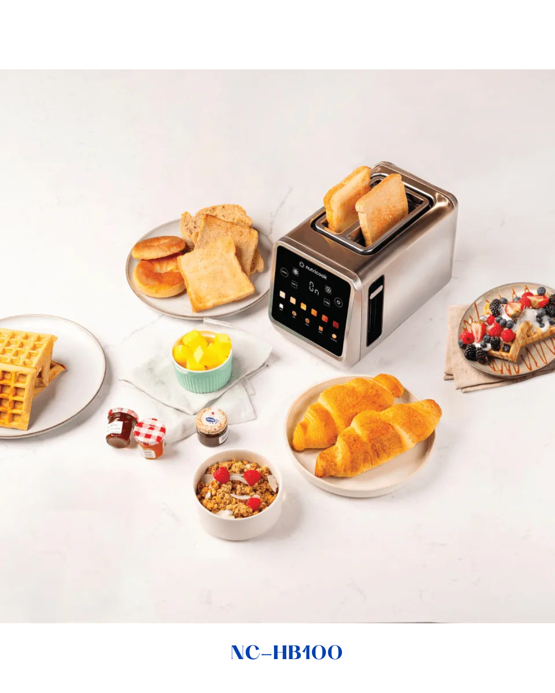 NUTRICOOK  DIGITAL TOASTER 4 SLICE-1450W