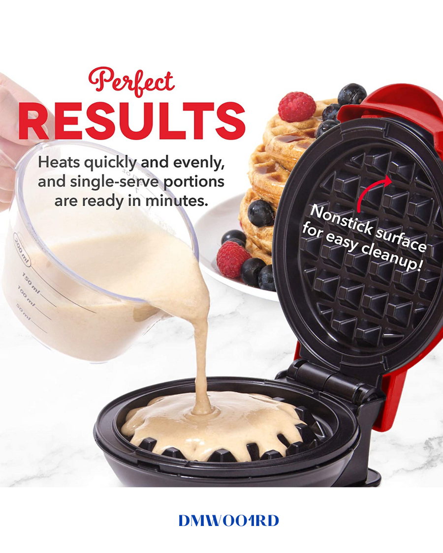DASH MINI WAFFLE MAKER 350W