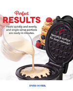 DASH MINI WAFFLE MAKER 350W