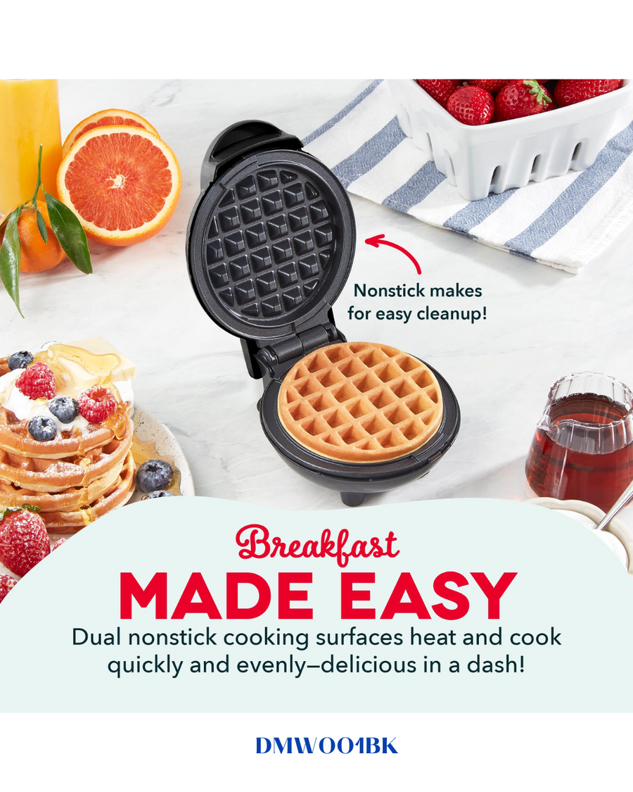 DASH MINI WAFFLE MAKER 350W