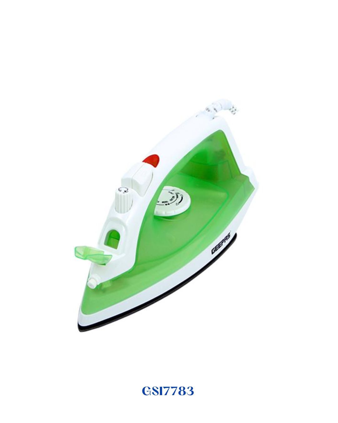 GEEPAS CERAMIC MULTIFUNCTIONAL STEAM IRON 1600W-140ML