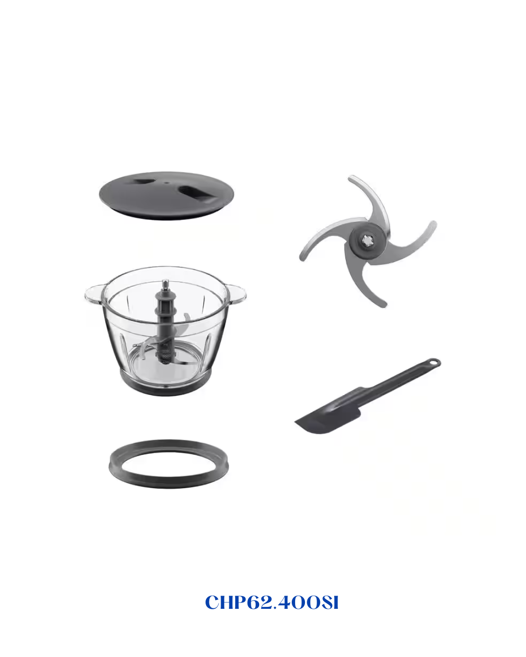 KENWOOD EASY CHOP+ CHOPPER WITH GLASS BOWL 500W-600ML