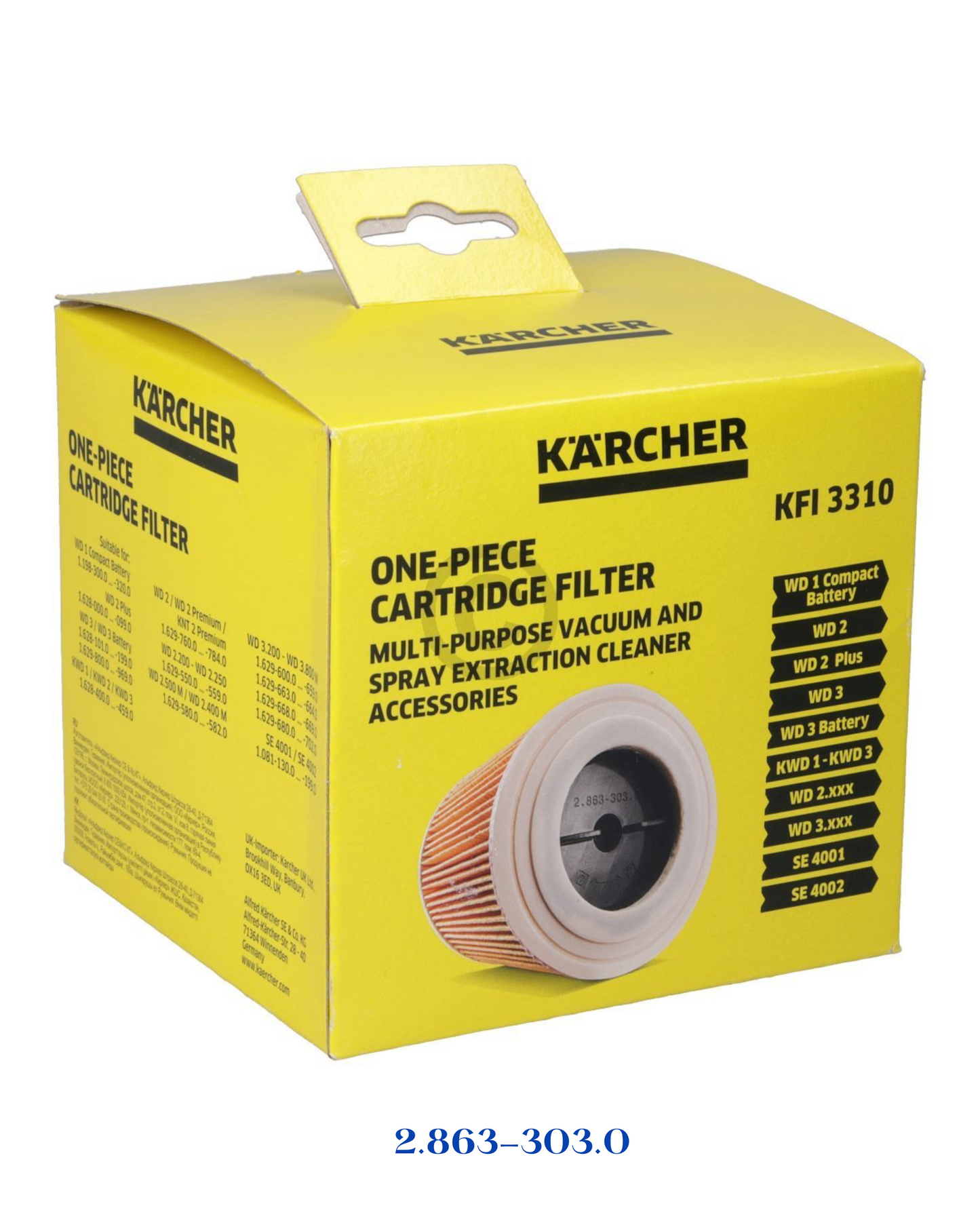 KARCHER Â ONE-PIECE CARTRIDGE FILTER  KFI 3310