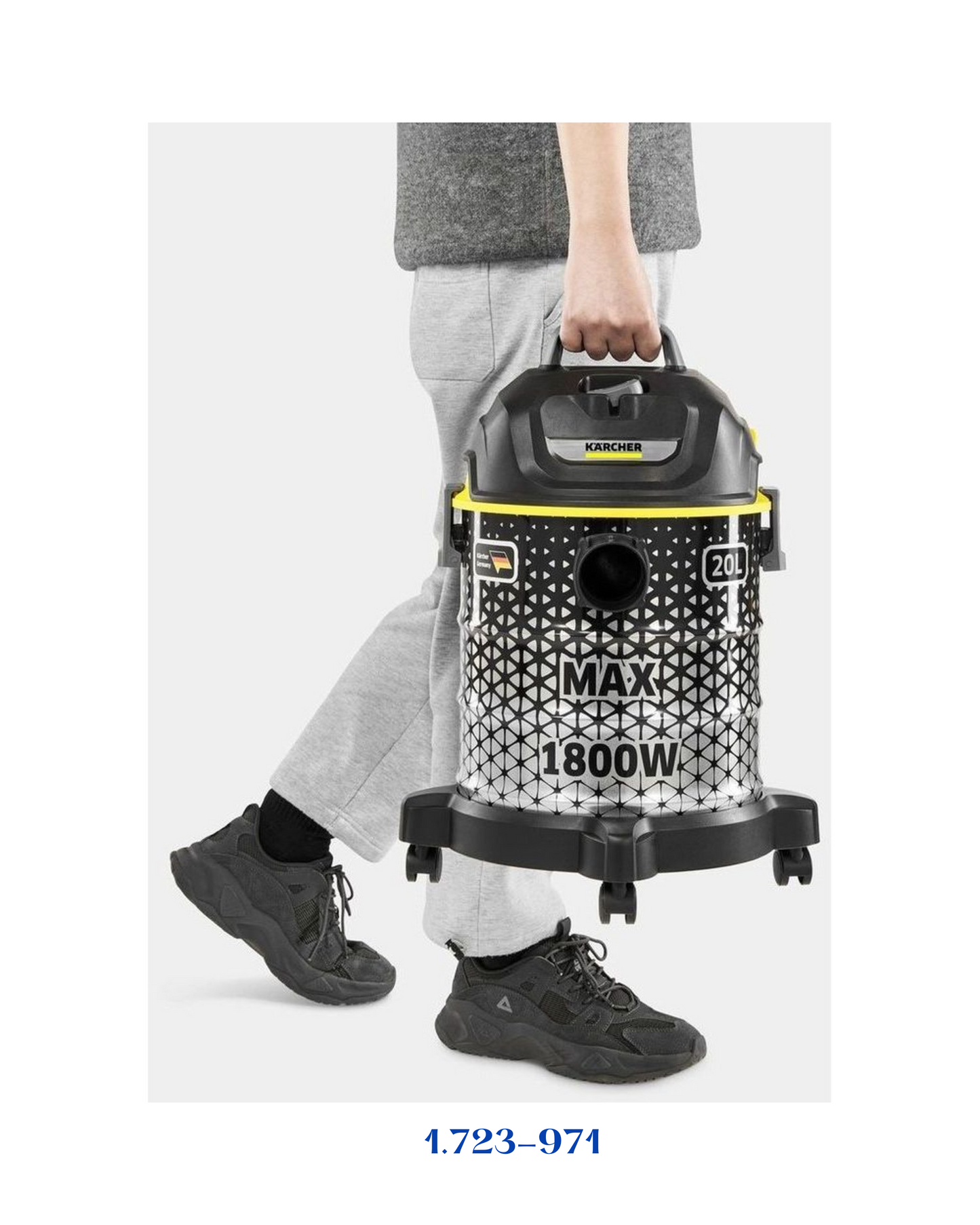 KARCHER DVAC BARREL DRY VACUUM CLEANER 1800W-20L