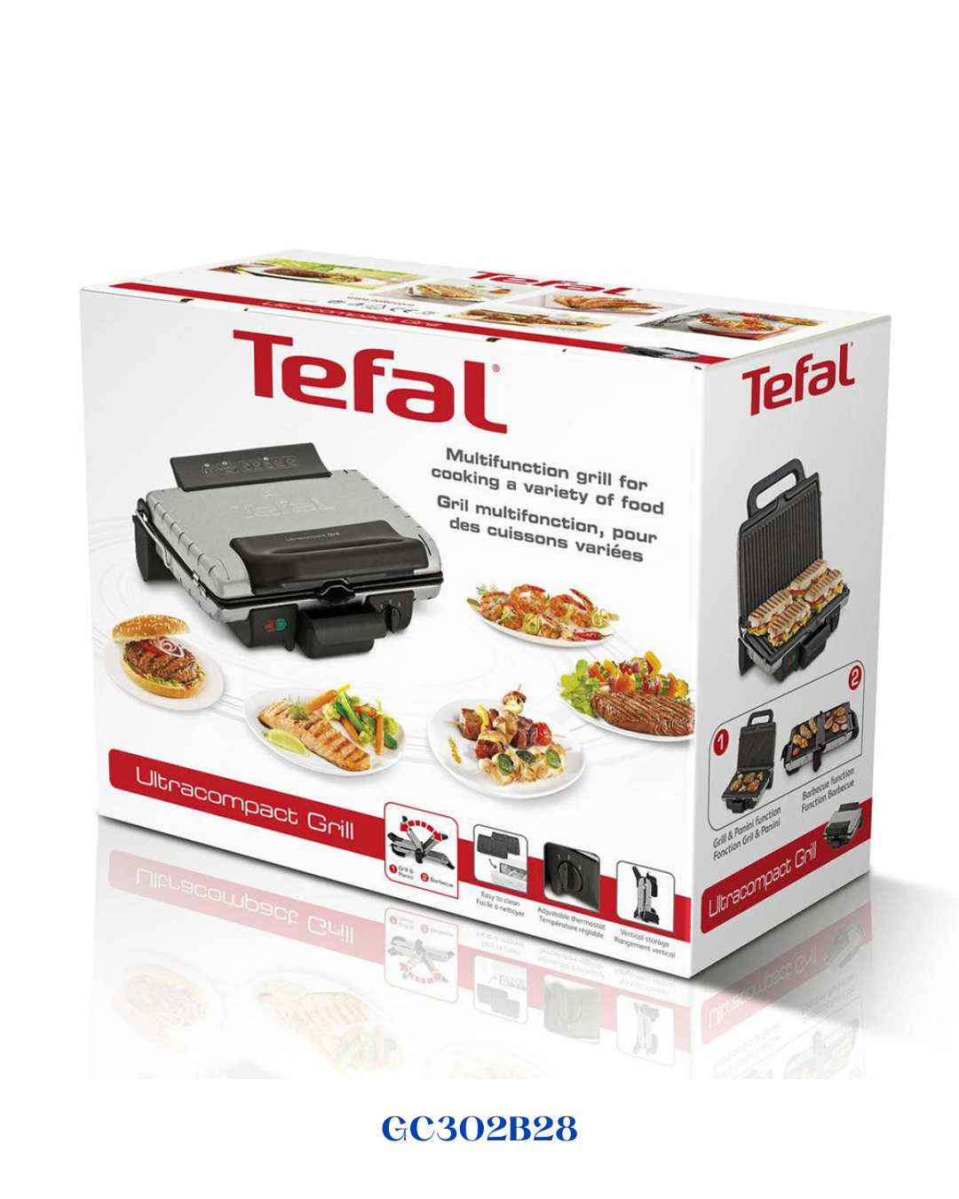 TEFAL ULTRACOMPACT GRILL 1700W