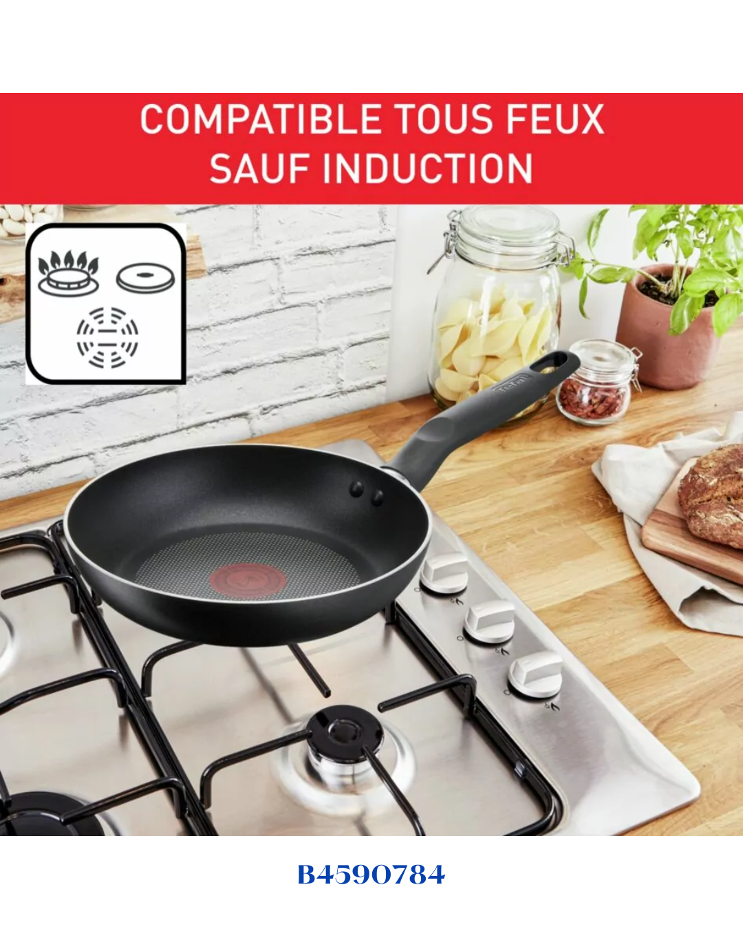 TEFAL SUPER COOK FRYPAN, 30CM
