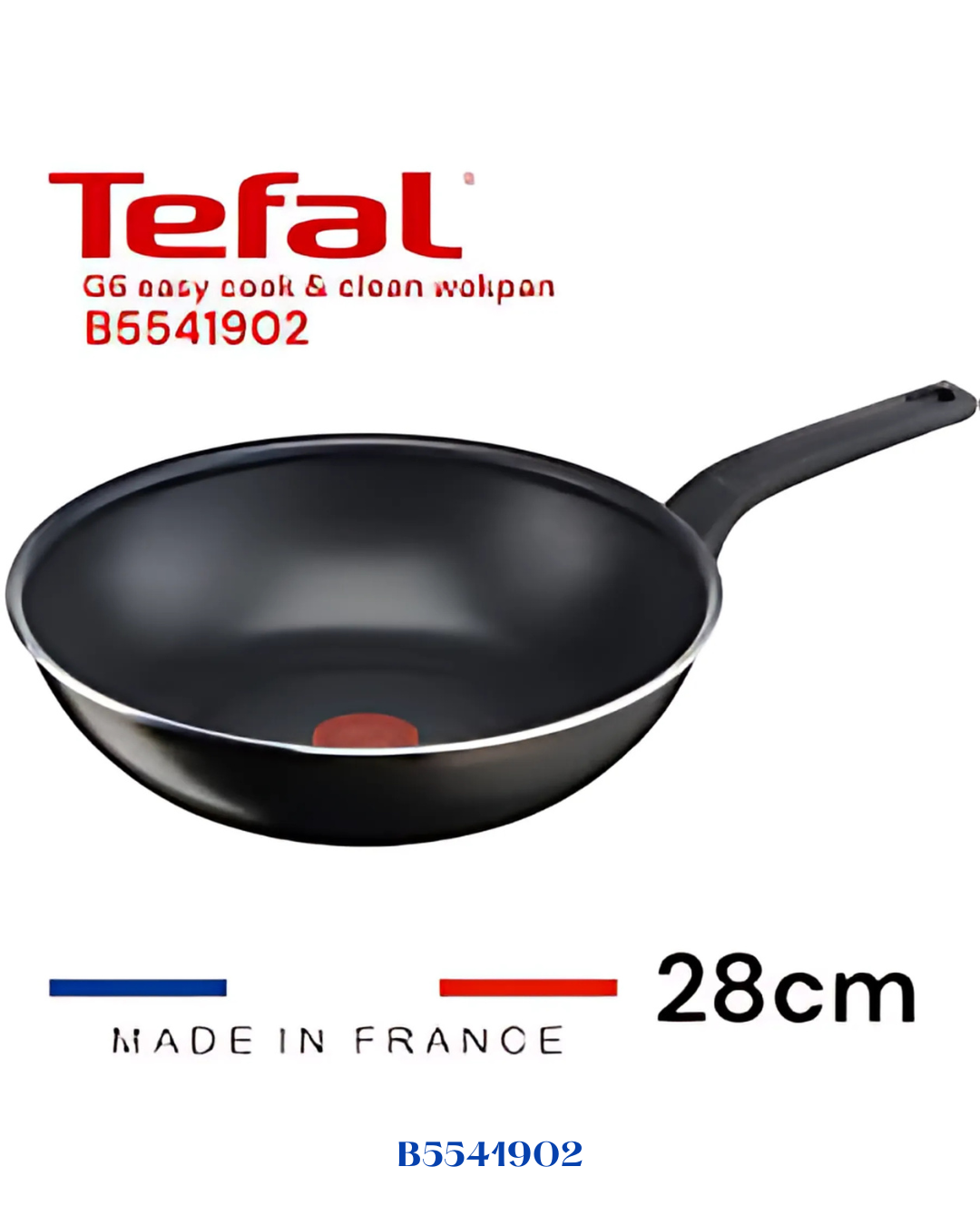 TEFAL EASY COOK & CLEAN WOK FRYPAN, 28CM