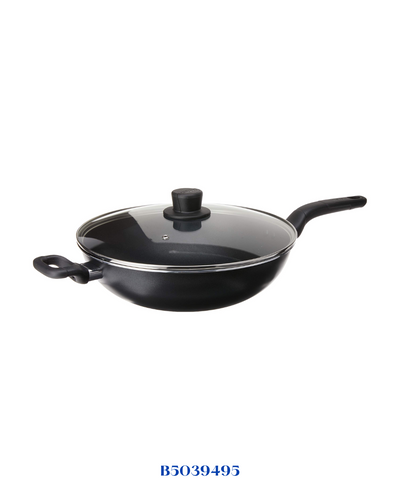 TEFAL EASY COOK & CLEAN WOK PAN WITH GLASS LID, 32CM