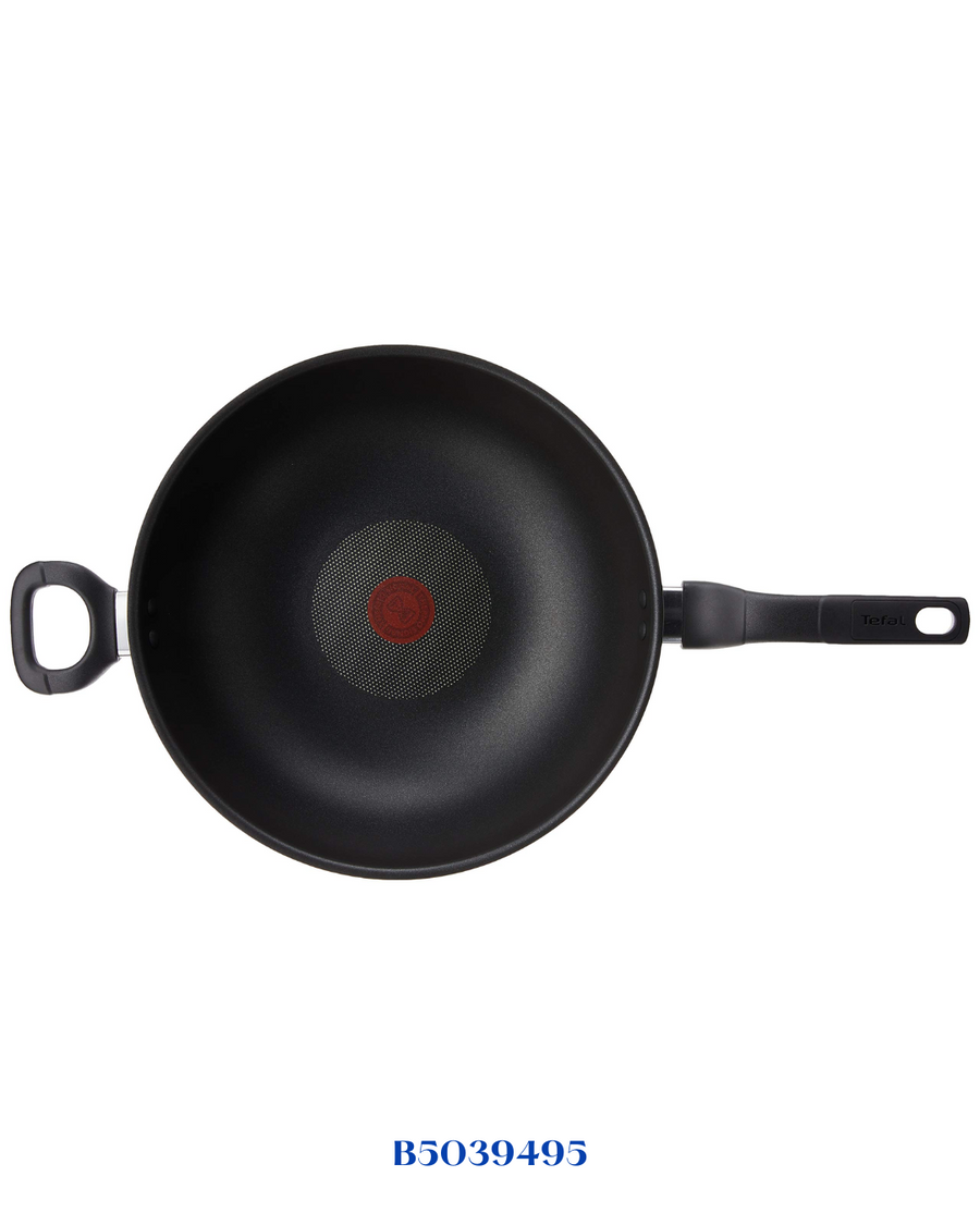 TEFAL EASY COOK & CLEAN WOK PAN WITH GLASS LID, 32CM
