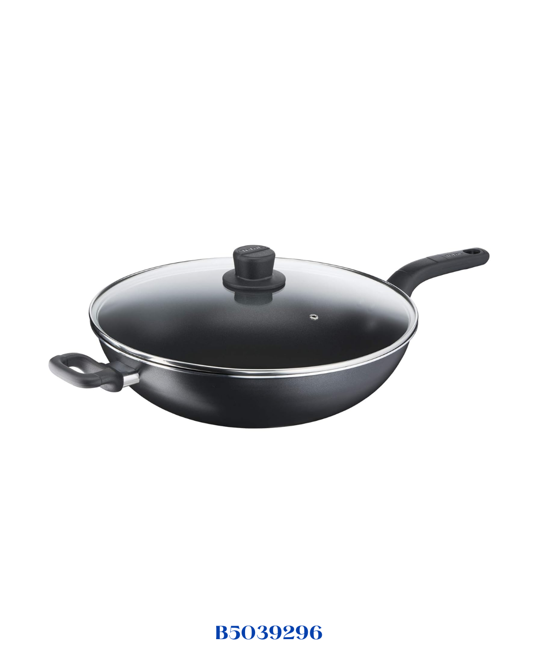 TEFAL EASY COOK & CLEAN WOK PAN WITH GLASS LID, 36CM