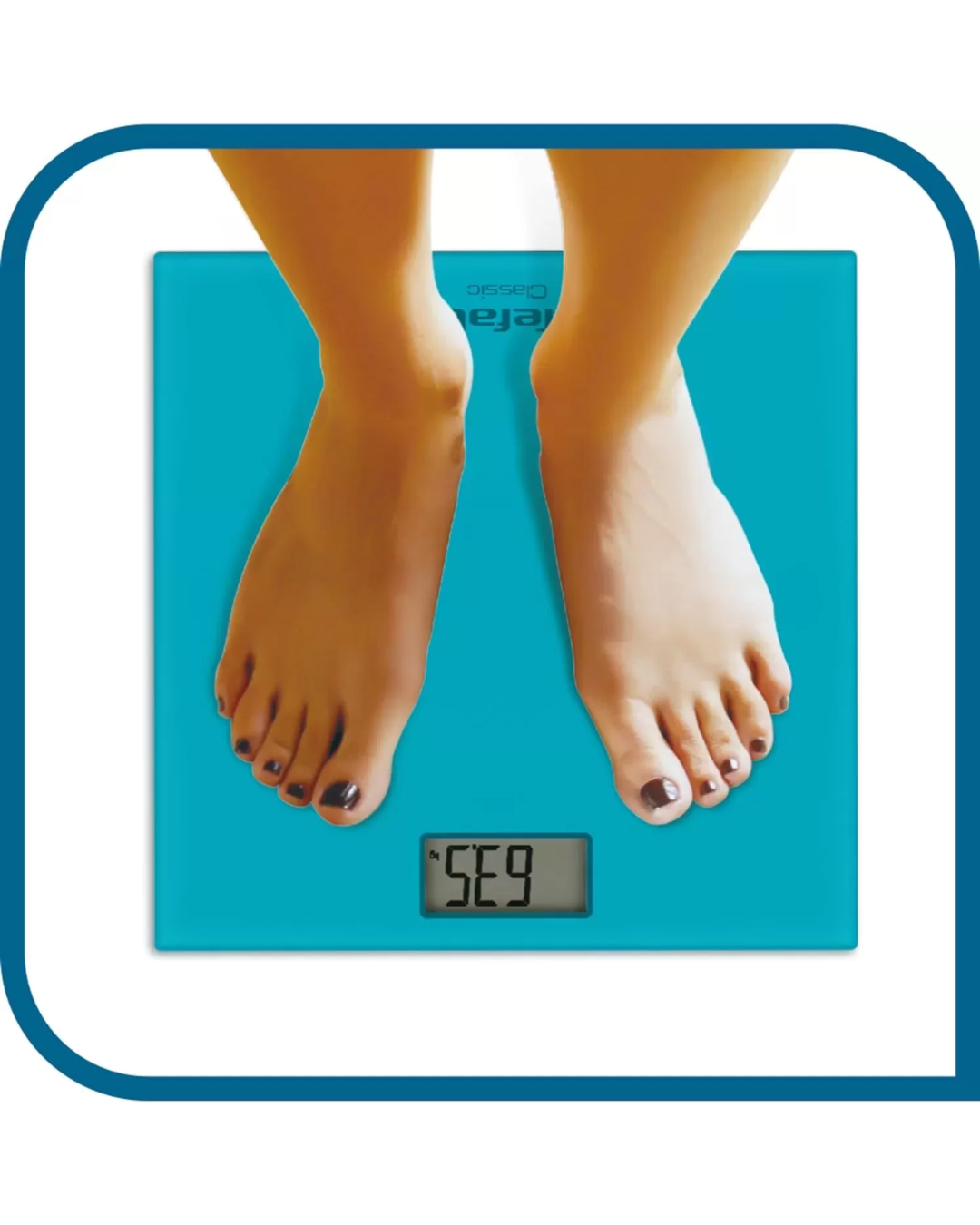 TEFAL CLASSIC BATHROOM SCALE, 160 KG CAPACITY