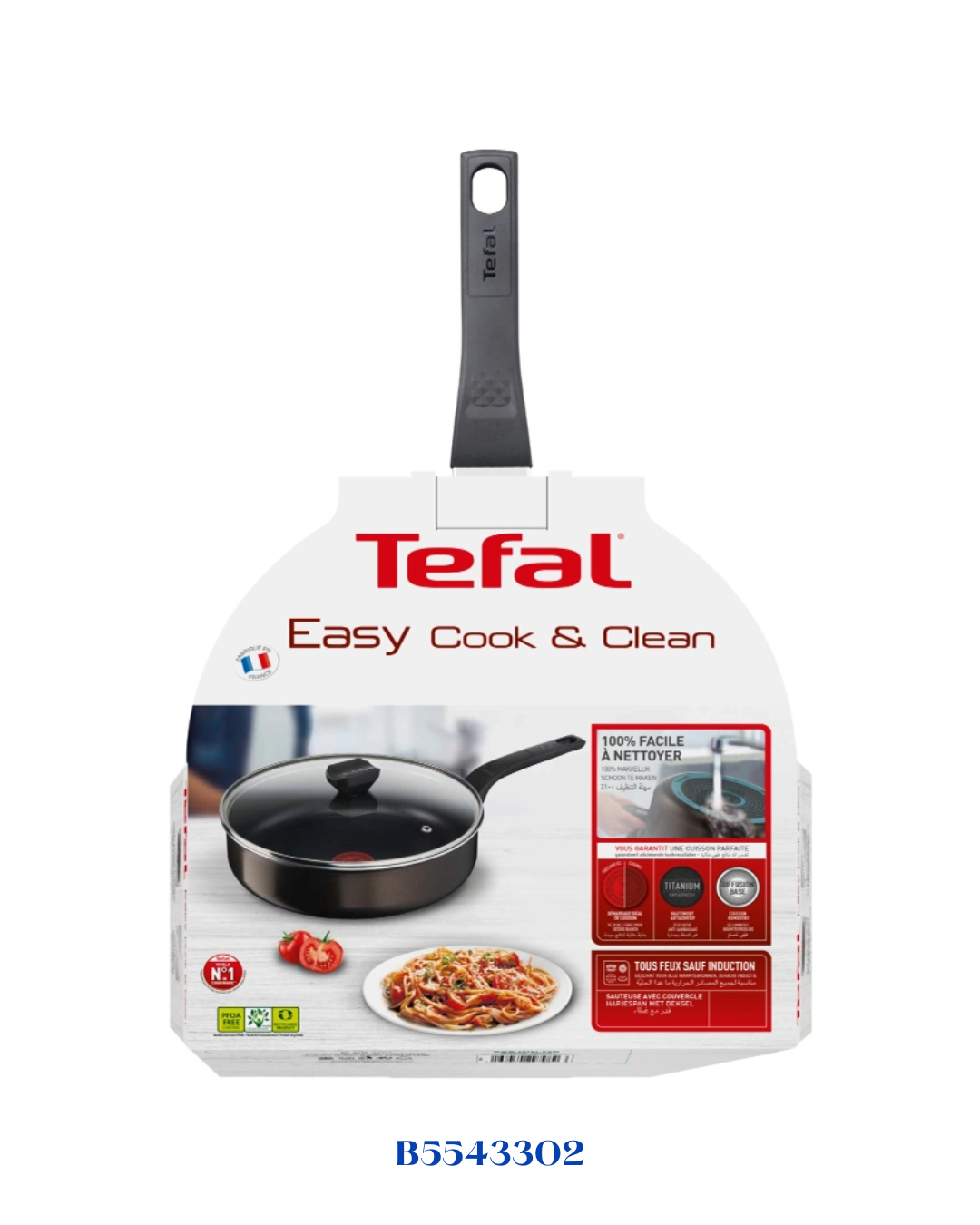 TEFAL EASY COOK & CLEAN SAUTE PAN 26CM / 6.9L