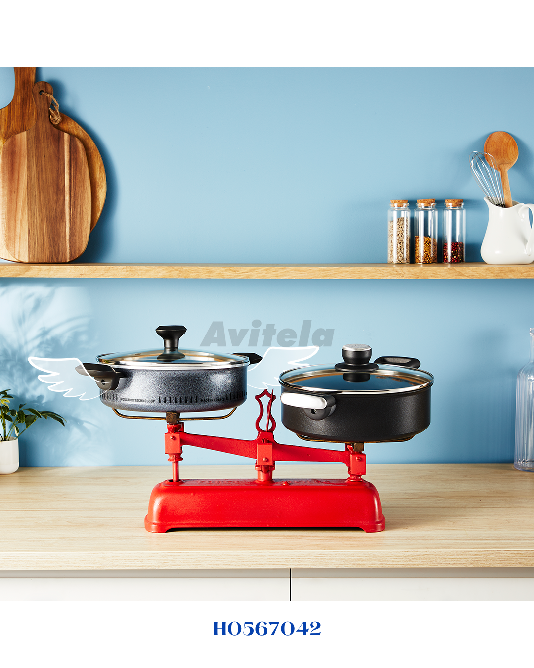 TEFAL SO'LIGHT  STEWPOT WITH LID, 24CM