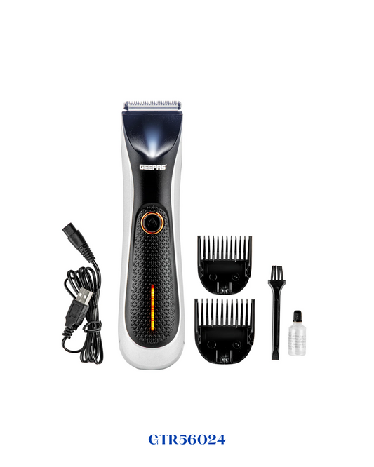 GEEPAS RECHARGEABLE TRIMMER, 600MAH