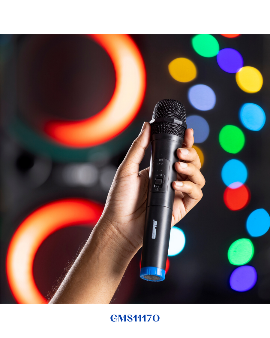 GEEPAS RECHARGEABLE PROFESSIONAL SPEAKER, 80000W PMPO​