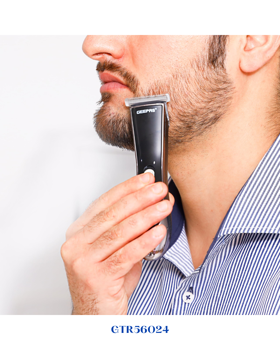 GEEPAS RECHARGEABLE TRIMMER, 600MAH