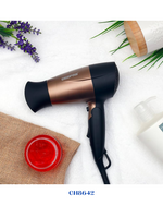GEEPAS  MINI HAIR DRYER WITH FOLDABLE HANDLE 1600W