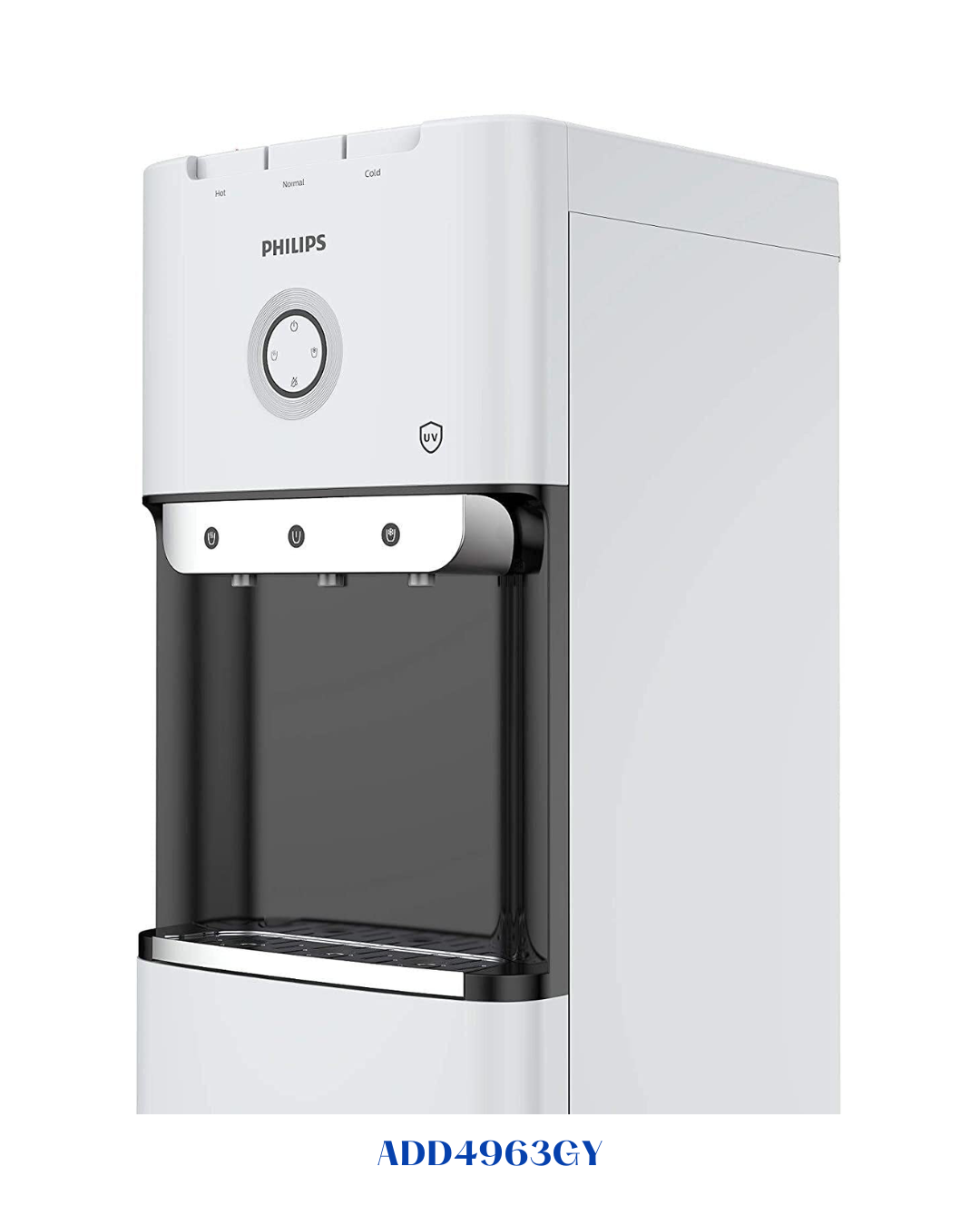 PHILIPS BOTTOM LOADING WATER DISPENSER WITH THREE NOZZLES AND UV