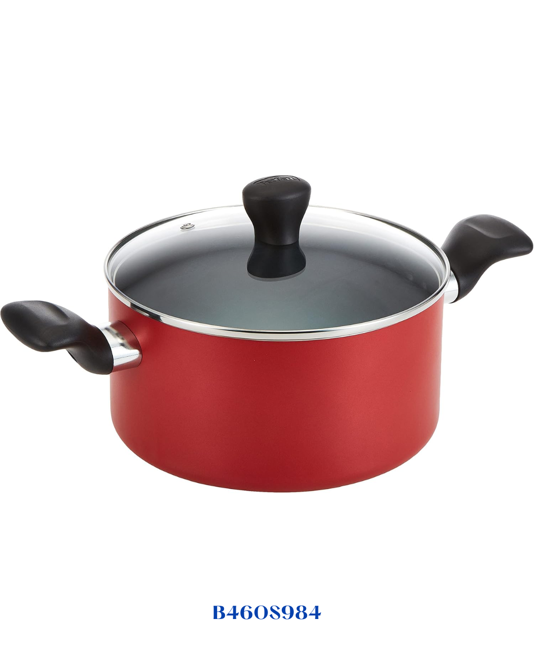 TEFAL SUPER COOK 9 PC SET, NON-STICK, THERMO-SIGNAL, RED