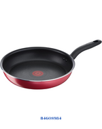 TEFAL SUPER COOK 9 PC SET, NON-STICK, THERMO-SIGNAL, RED