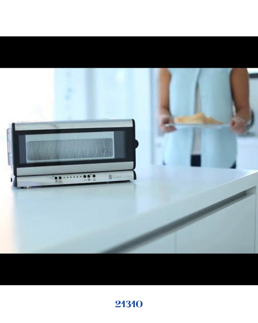 RUSSELL HOBBS 21310 GLASS LINE 2 SLICE TOASTER - 980W
