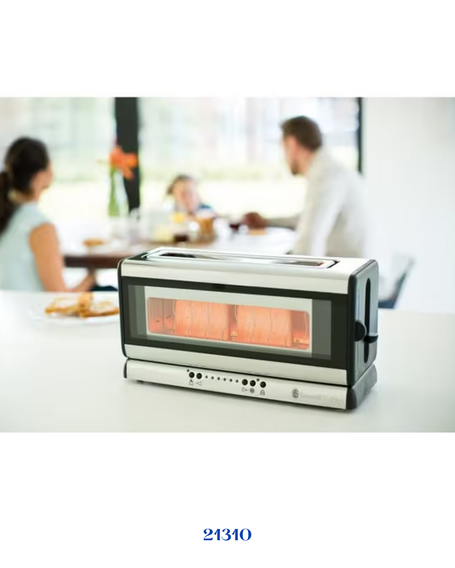 RUSSELL HOBBS 21310 GLASS LINE 2 SLICE TOASTER - 980W
