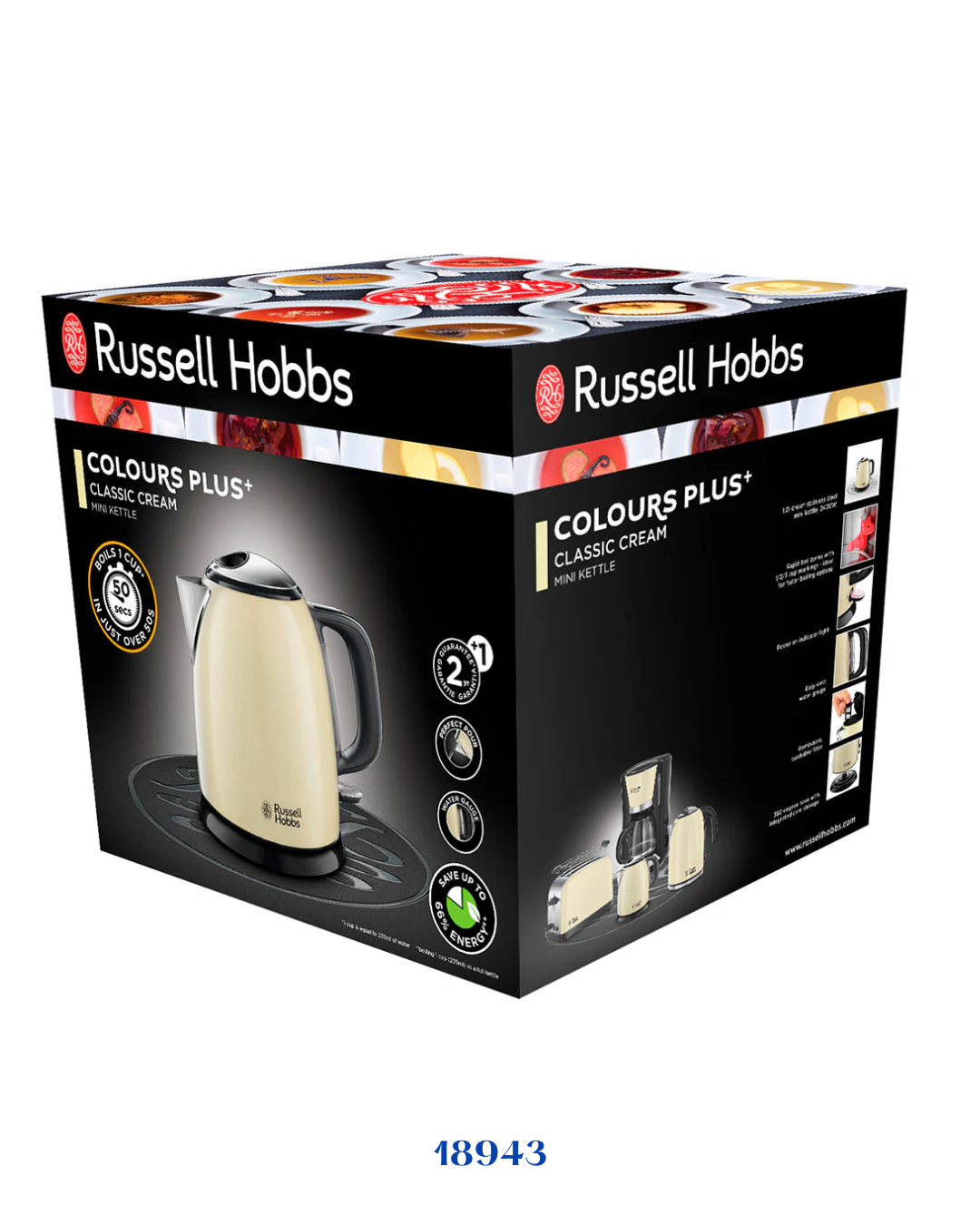RUSSELL HOBBS COLOURS KETTLE 3000W 1.7L