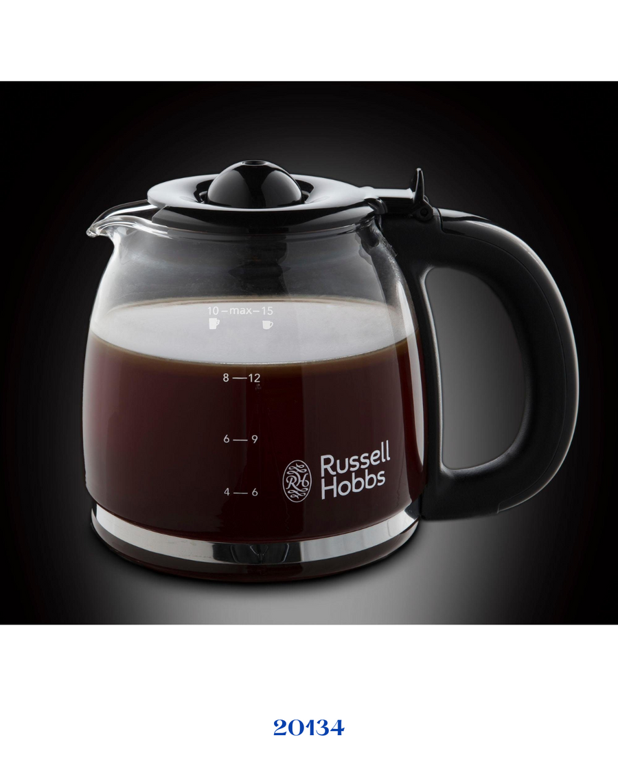 RUSSELL HOBBS COLOURS PLUS+ BLACK COFFEE MAKER 1000W 1.25L​