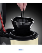 RUSSELL HOBBS COLOURS PLUS+ CREAM COFFEE MAKER 1000W 1.25L