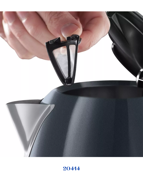 RUSSELL HOBBS COLOURS PLUS GREY KETTLE 2400W 1.7L